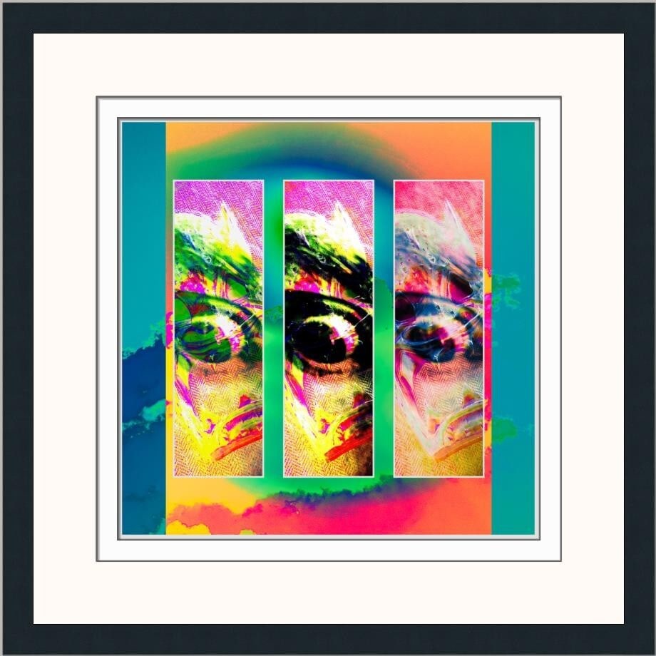 Brent Wickes Third Eye Vision Limited Edition Giclee Framed Print S/N 21x21: Brent Wickes Third Eye Vision Limited Edition Giclee Framed Print S/N 21x21 Experience the captivating artistry of Brent Wickes with this limited edition giclee print titled "Third Eye Vision". This s