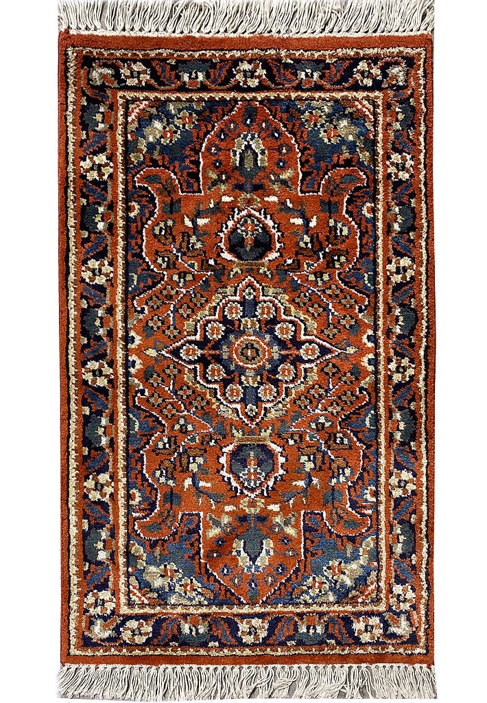2 x 3 Handmade Bamboo Silk Area Rug: 2 x 3 Handmade Bamboo Silk Area Rug Free continental US Shipping Enhance your space with this exquisite 2 x 3 handmade bamboo silk rug. Perfect for adding a touch of elegance and warmth to any room, t