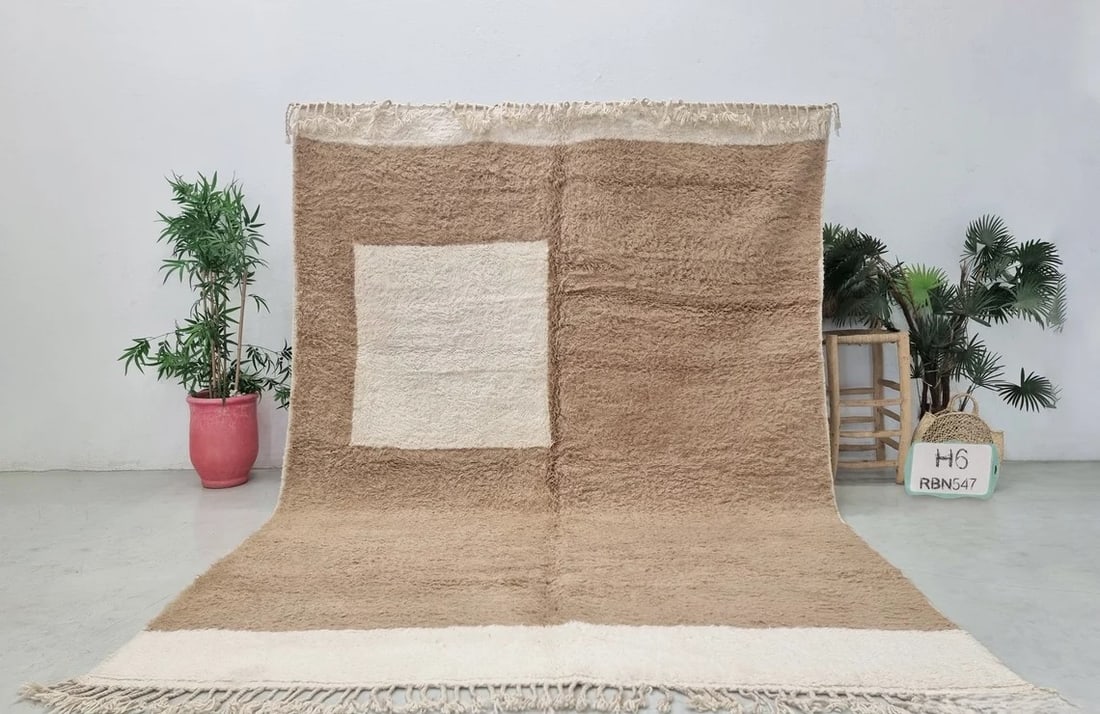 Authentic Handmade Moroccan Wool Rug 9.84 x 6.56 Feet: Authentic Handmade Moroccan Wool Rug 9.84 x 6.56 Feet Discover the exquisite craftsmanship of these Fabulous Handmade Wool Rugs, carefully handwoven in the Atlas Mountains by skilled local Berber wome