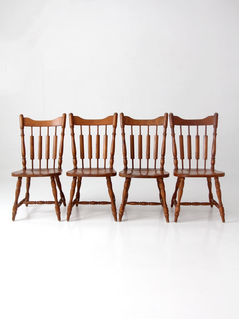 Richardson Brothers Windsor dining chair set of 4 spindle back (1 of 16)