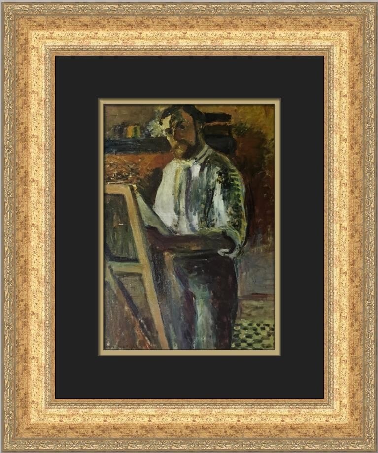 Henri Matisse Self-Portrait at Age 31 Custom Framed Art Print (1 of 2)