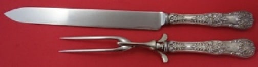 Tiffany & Co English King Sterling Silver 2pc Carving Set (1 of 2)