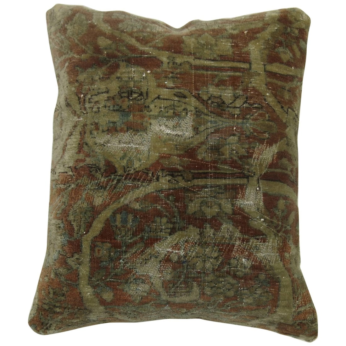 Brutalist Mohtasham Kashan Rug Pillow 14 x 17 Lazy Line Texture (1 of 4)