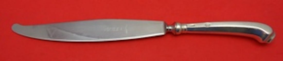 Buccellati Saint Mark Sterling Silver Fruit Knife 7 5/8 Inch: Buccellati Saint Mark Sterling Silver Fruit Knife 7 5/8 Inch This exquisite fruit knife features a stunning sterling silver hollow pistol grip handle, beautifully designed in the Saint Mark pattern by