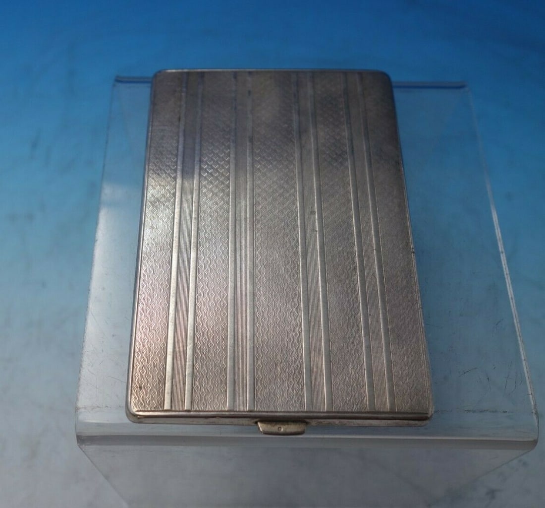Vintage Russian 84 Silver Cigarette Case with Crest c.1930 (1 of 7)