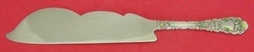 Dominick and Haff Renaissance Sterling Silver Enameled Ice Cream Slice 12": Dominick and Haff Renaissance Sterling Silver Enameled Ice Cream Slice 12" This exquisite ice cream slice is crafted from sterling silver and features an elegant enameled design, part of the renowned 
