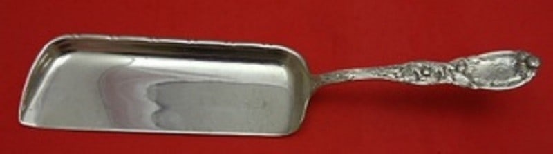 Sterling Silver 13 Inch Crumber Chrysanthemum Pattern by Tiffany & Co.: Sterling Silver 13 Inch Crumber Chrysanthemum Pattern by Tiffany & Co. This is a sterling silver rectangular crumber in the Chrysanthemum pattern by Tiffany & Co. Measuring 13 inches in length, it was