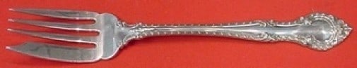 Gorham English Gadroon Sterling Silver Salad Fork 6.25 Inch Flatware: Gorham English Gadroon Sterling Silver Salad Fork 6.25 Inch Flatware This exquisite salad fork from Gorham features the elegant English Gadroon pattern, crafted from high-quality sterling silver. Meas