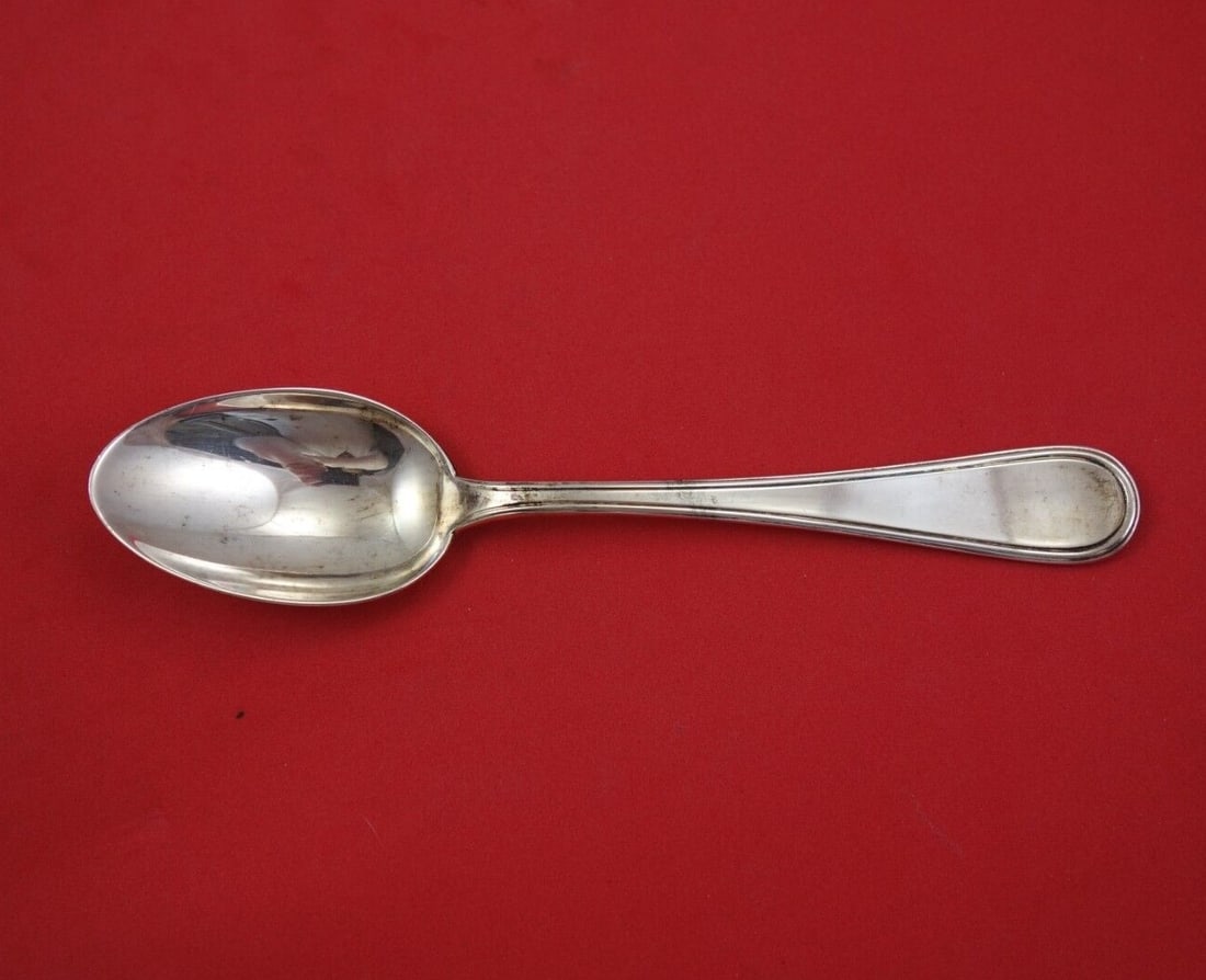 Ricci Ascot .800 Silver 7 Inch Place Soup Spoon Flatware: Ricci Ascot .800 Silver 7 Inch Place Soup Spoon Flatware This beautiful 7" place soup spoon is crafted from .800 silver in the elegant Ascot pattern by Ricci. The spoon features a timeless design, mak