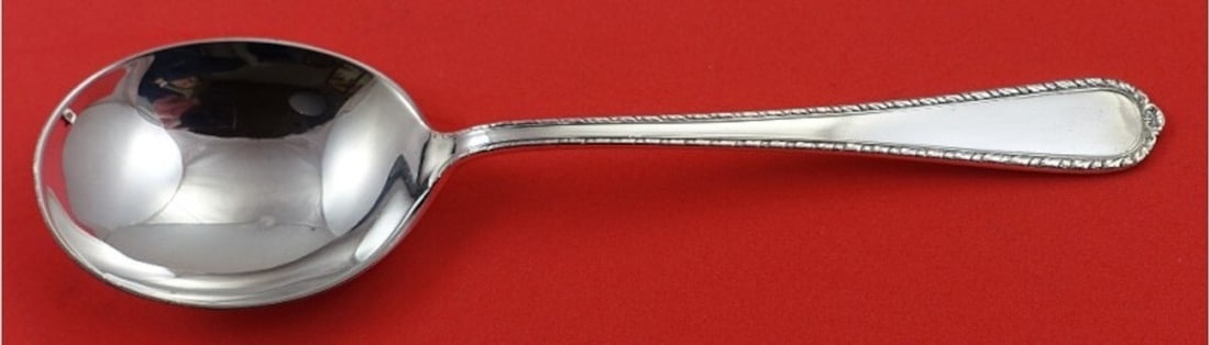 International Silver Pine Tree Sterling Silver Cream Soup Spoon 6" (1 of 3)
