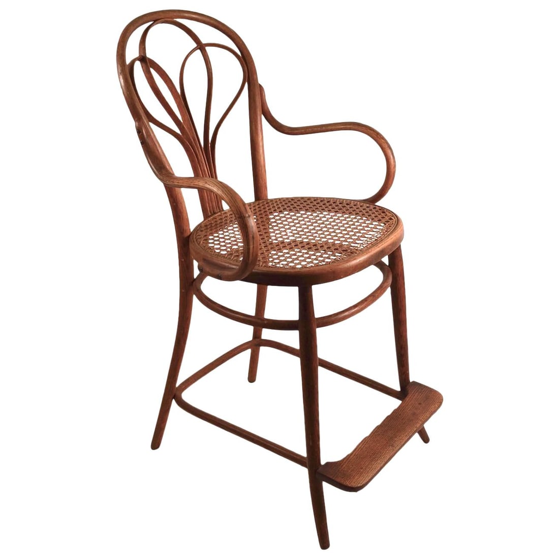 Thonet Attributed Vintage Bentwood Billiard Stool Modern Design (1 of 10)