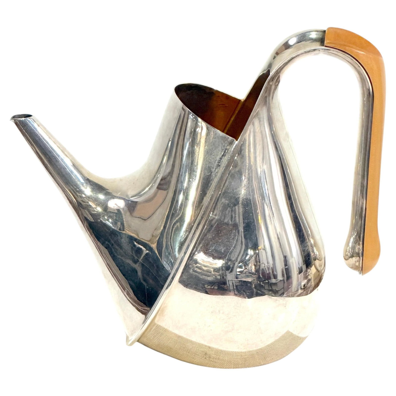 Alessi silverplate sculptural teapot pitcher by Oscar Tusquets 1983 (1 of 9)