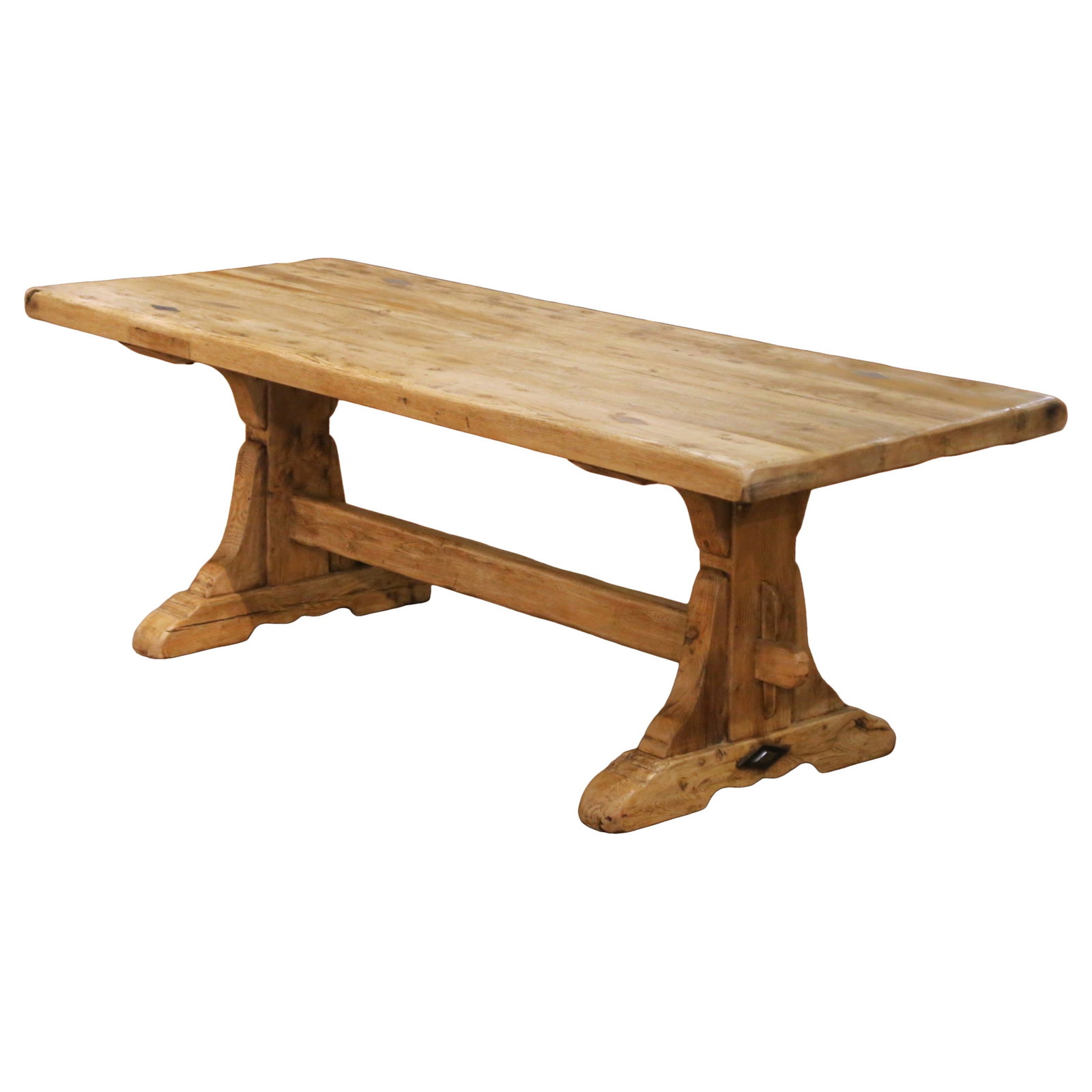 Louis XIII French Bleached Oak Refectory Dining Table Circa 1780 (1 of 8)