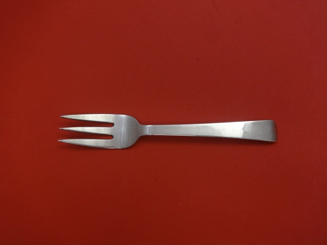 Porter Blanchard Aurora Sterling Silver 3-Tine Salad Fork 6.375 Inch (1 of 1)