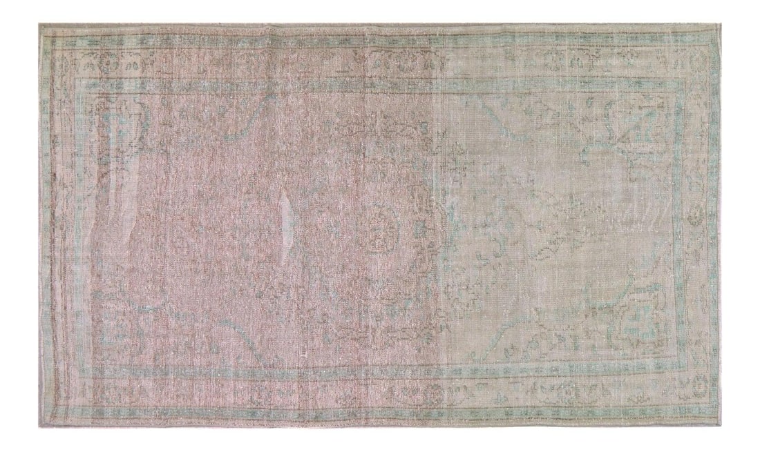 Fine Weave Anatolian Wool Rug in Natural Off-White 5'9" x 9'8" (1 of 6)