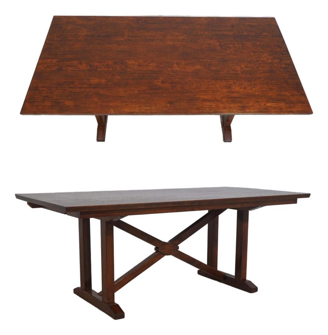 Trestle Dining Table Nichols and Stone Collection by Stickley 40 x 78 x 30 (1 of 10)