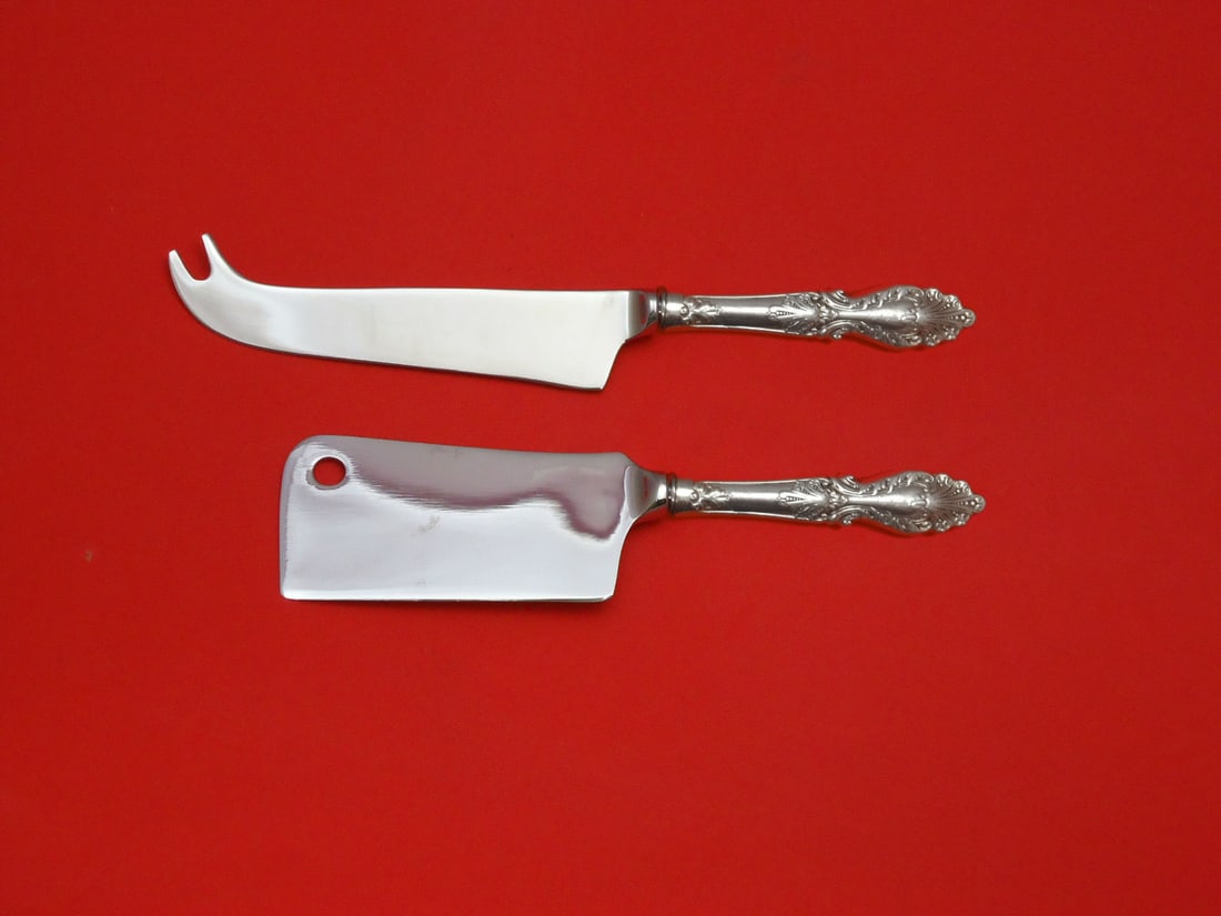 Rogers & Hamilton Raphael Silverplate Cheese Set 2pc Custom (1 of 1)