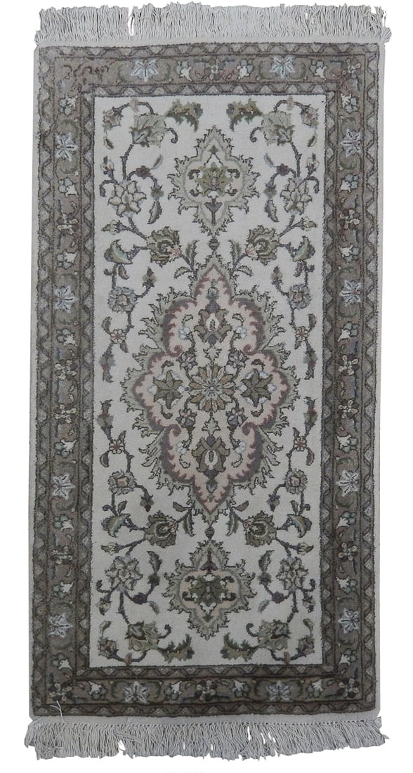 Signed Persian Tabriz 2 x 4 Hand Knotted Wool Rug (1 of 5)
