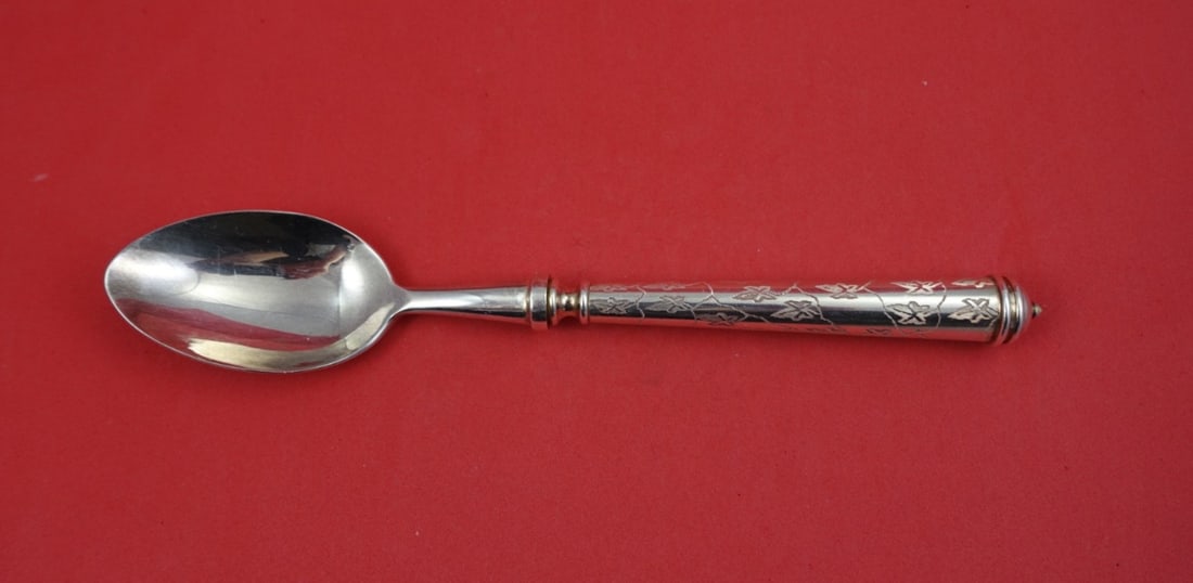 Dinner Spoon Silverplate Lierre SP Pattern by Alain Saint Joanis 8 3/4 Inch: Dinner Spoon Silverplate Lierre SP Pattern by Alain Saint Joanis 8 3/4 Inch This silverplated dinner spoon is from the Lierre SP pattern by Alain Saint Joanis. Crafted in France, it features a classic