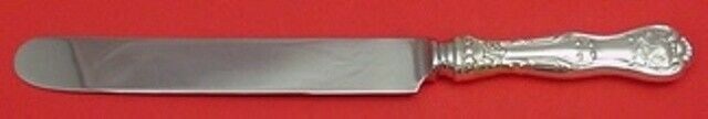 Whiting Imperial Queen Sterling Silver Dinner Knife 9.5 Inch: Whiting Imperial Queen Sterling Silver Dinner Knife 9.5 Inch This exquisite dinner knife is part of the Imperial Queen pattern by Whiting, crafted from sterling silver with a silverplate blade. Measur