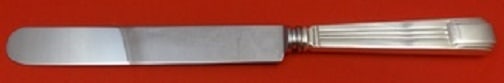 Tiffany & Co Century Sterling Silver Dinner Knife 10 Inch Blunt Blade: Tiffany & Co Century Sterling Silver Dinner Knife 10 Inch Blunt Blade This exquisite dinner knife, crafted by Tiffany & Co., features a stunning Century pattern. Made from high-quality sterling silver
