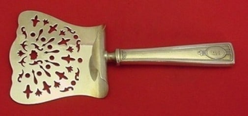 Wallace Carthage Sterling Silver Asparagus Server 9 5/8" Monogrammed (1 of 1)