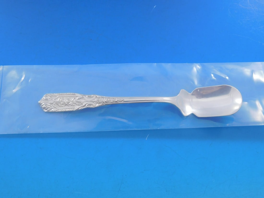 Westmorland Sterling Silver Milburn Rose Horseradish Scoop Custom 5 3/4" (1 of 5)