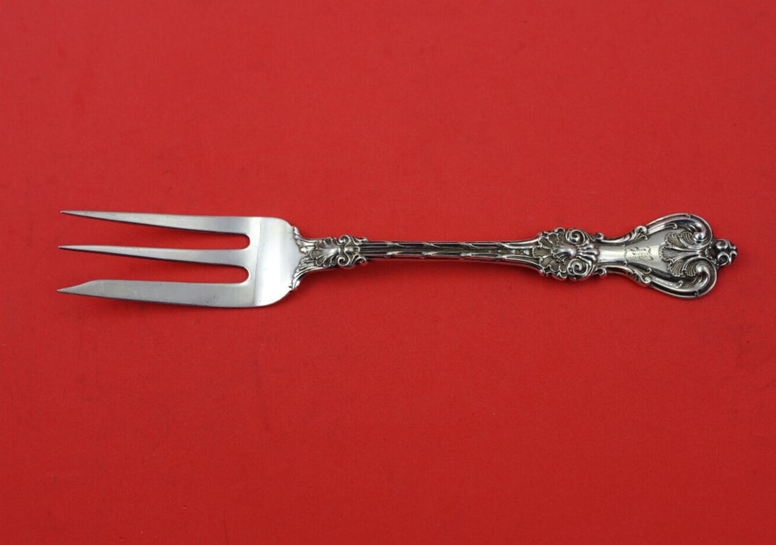 Whiting King Edward Sterling Silver 7.5" 3-Tine Pie Fork (1 of 2)