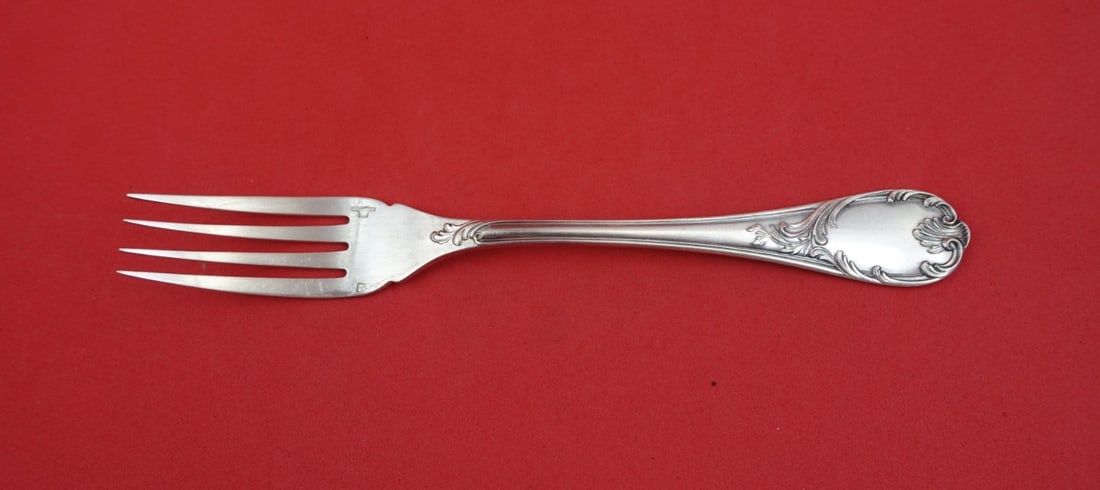 Silverplate Fish Fork Marly Pattern by Christofle 7.5 Inch (1 of 2)
