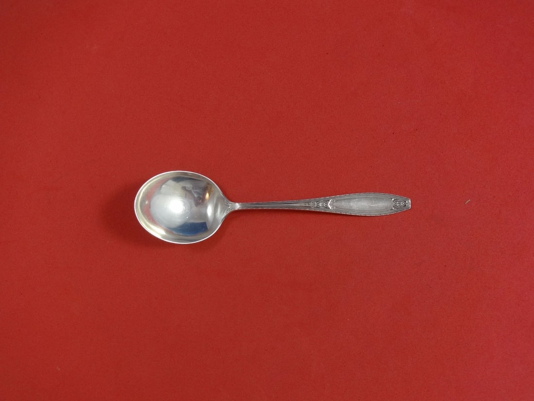 Wallace Juliet Sterling Silver Cream Soup Spoon 6.5" (1 of 1)