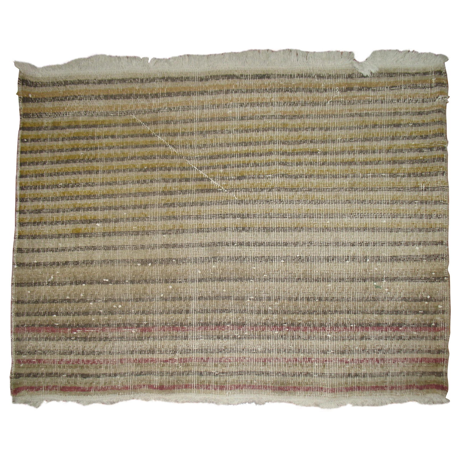 Mid Century Modern Turkish Wool Hand Knotted Throw Rug (1 of 4)