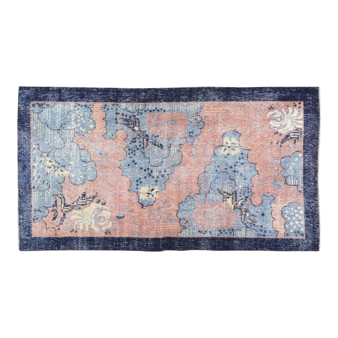 Ruby Red Anatolian Wool Area Rug 3'8" x 6'10" Hand Knotted Vintage: Ruby Red Anatolian Wool Area Rug 3'8" x 6'10" Hand Knotted Vintage This vintage Turkish Anatolian rug is hand-knotted from wool using traditional rug-making techniques. Merging classic craftsmanship w
