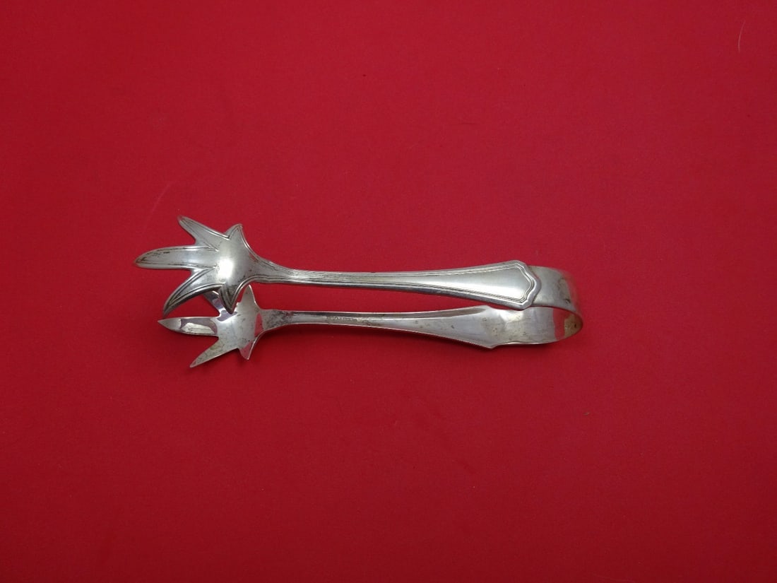 Wallace Sterling Silver Washington Ice Tong 6 Inch Double Claw (1 of 1)