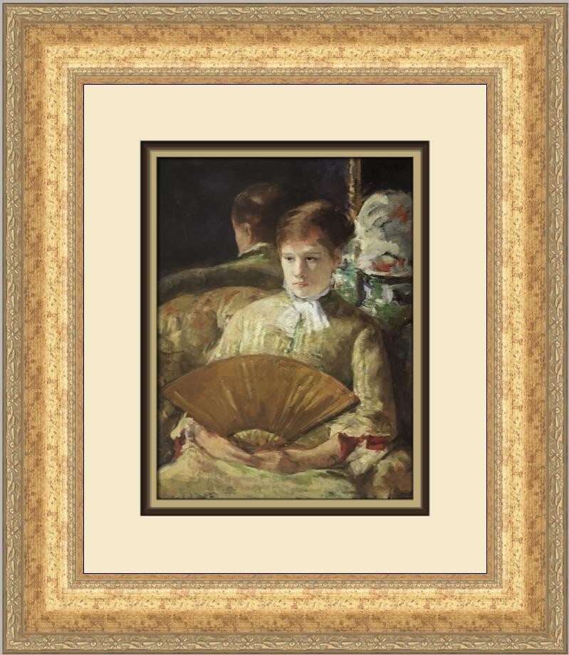 Mary Cassatt Miss Mary Ellison Custom Framed Print 19x16 (1 of 2)