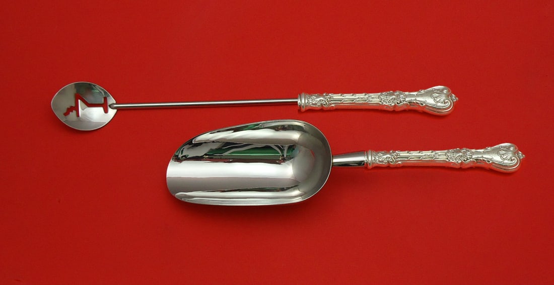 2 Piece Sterling Bar Set Whiting King Edward Custom Made (1 of 1)