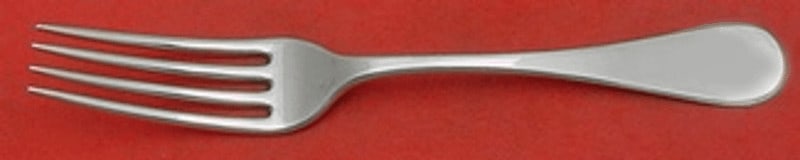 Tiffany & Co King William Sterling Silver Dinner Fork 7 3/4 in: Tiffany & Co King William Sterling Silver Dinner Fork 7 3/4 in This exquisite dinner fork from the King William pattern by Tiffany & Co. is crafted from high-quality sterling silver. Measuring 7 3/4 i