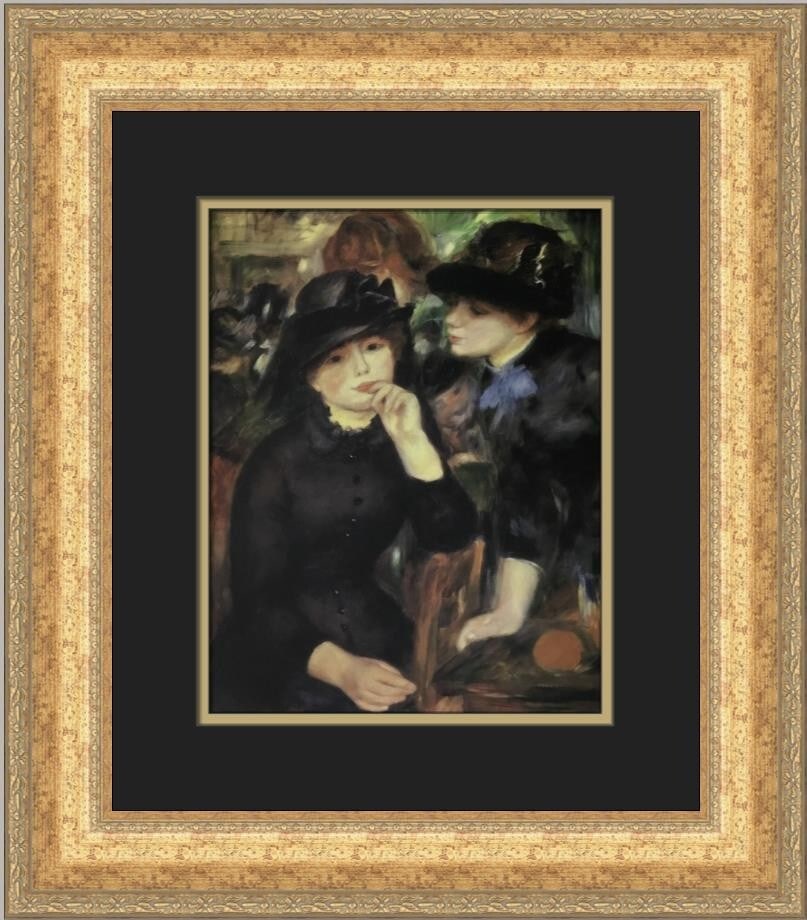 Pierre-Auguste Renoir Girls in Black Custom Framed Art Print 1987 (1 of 2)