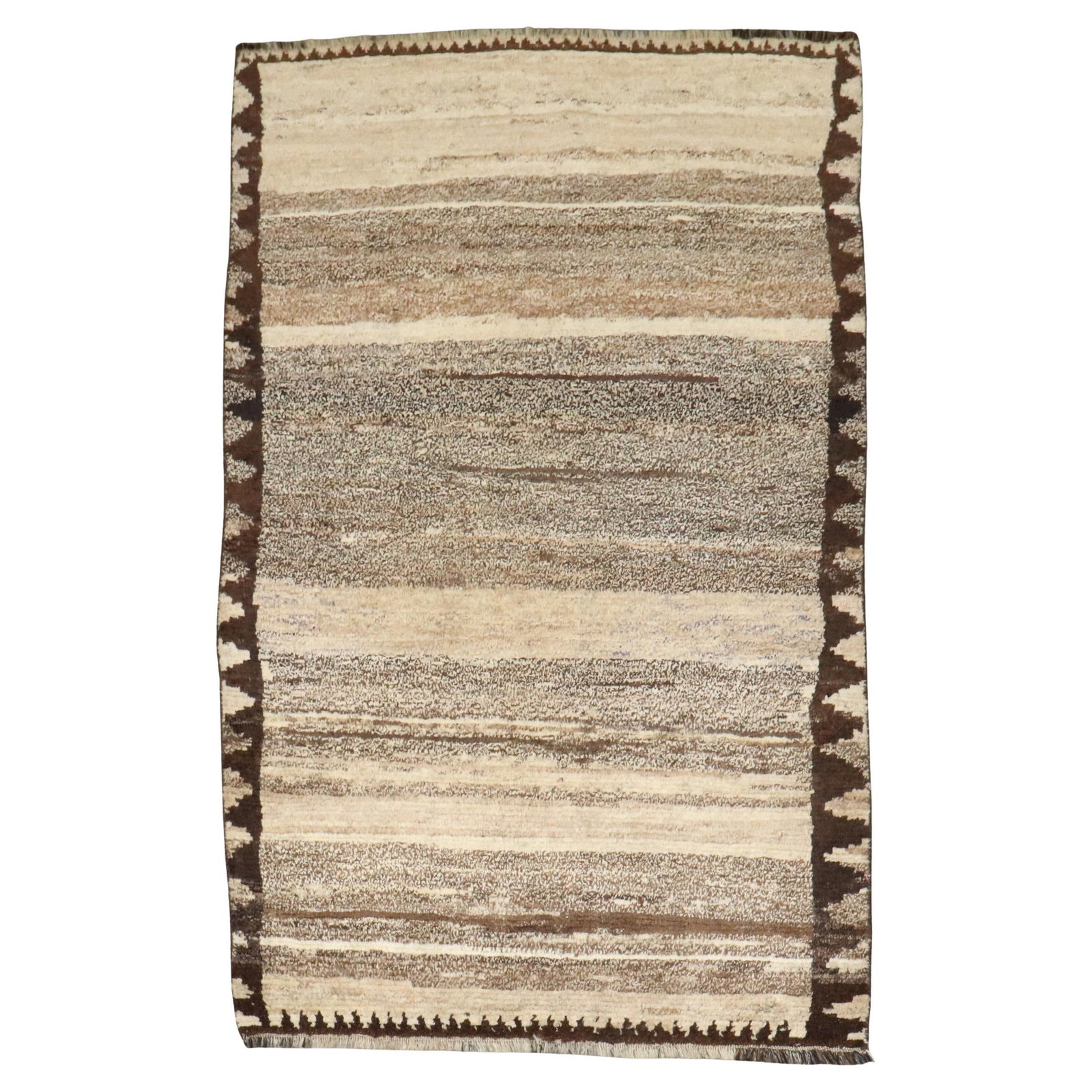 Zabihi Collection Hand-Knotted Tribal Gabbeh Rug 47 x 76 Inches (1 of 9)