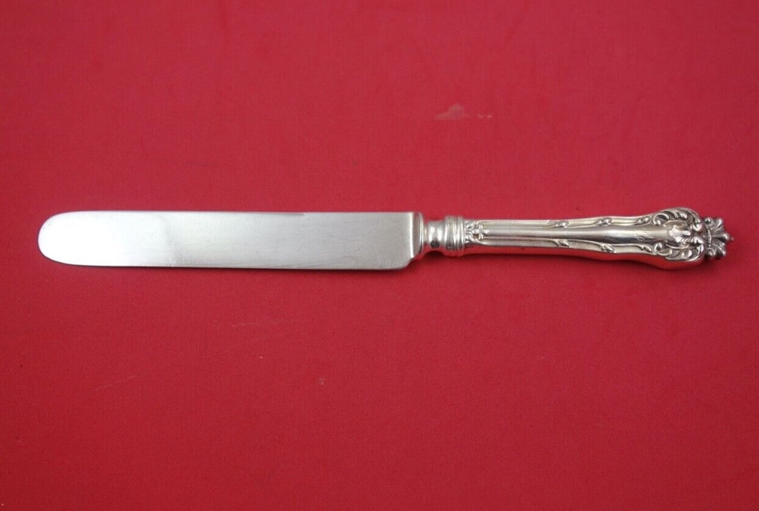 Mount Vernon Howard Queen Sterling Silver Knife Blunt 8 7/8" (1 of 2)