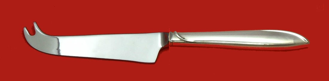International Silver Rhythm Sterling Cheese Knife Hollow Handle Pick Tip: International Silver Rhythm Sterling Cheese Knife Hollow Handle Pick Tip A custom-made cheese knife with pick in the Silver Rhythm pattern by International. It features a sterling silver hollow handle