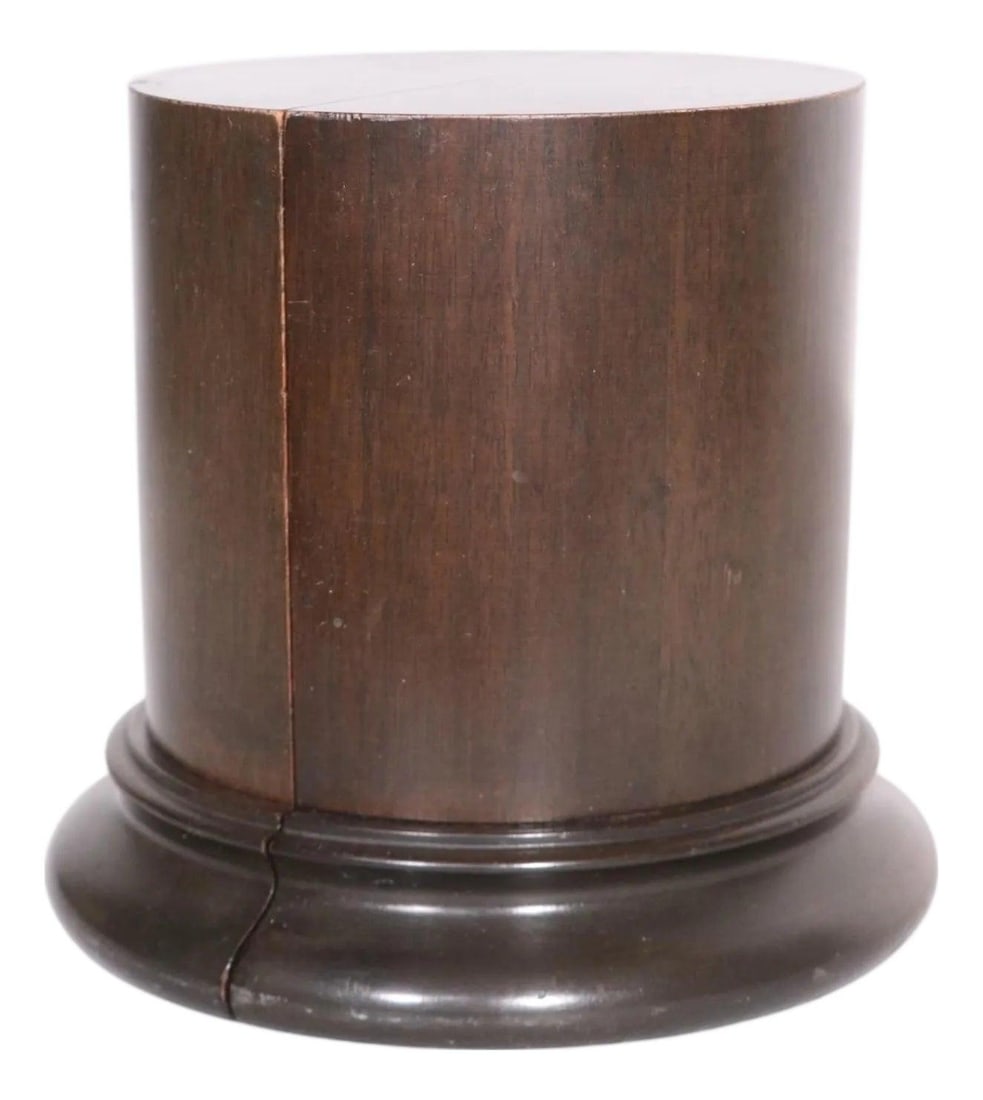 Elegant Mid Century Wood Column Bookends Pair (1 of 8)
