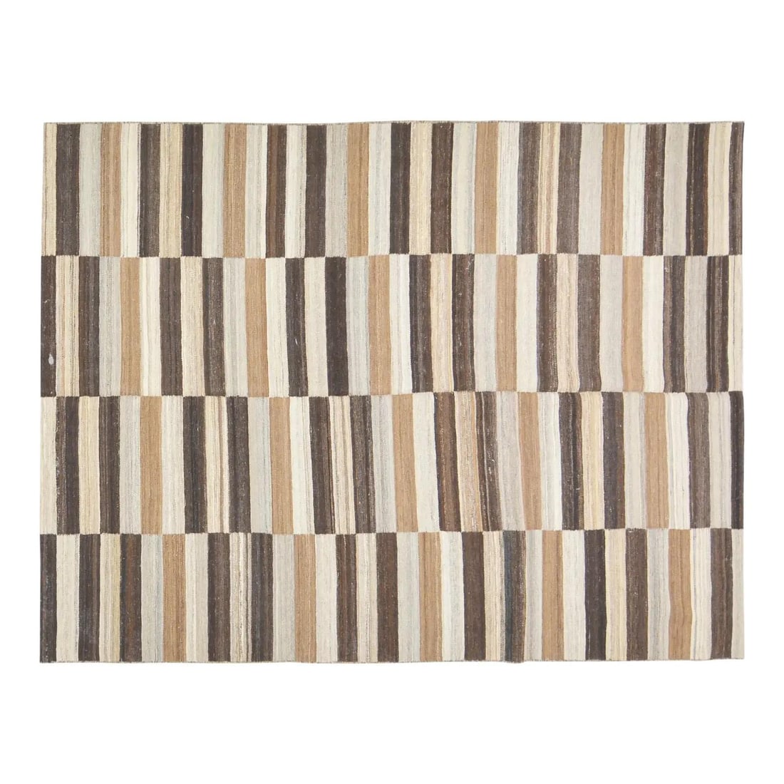 Tan Wool Turkish Flatweave Rug 5'8 x 7'8 (1 of 3)