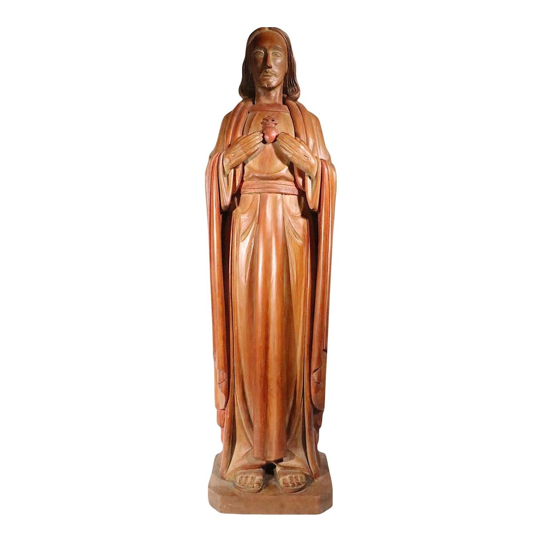 Carved Wood Jesus Figure Retreat '69 (1 of 10)