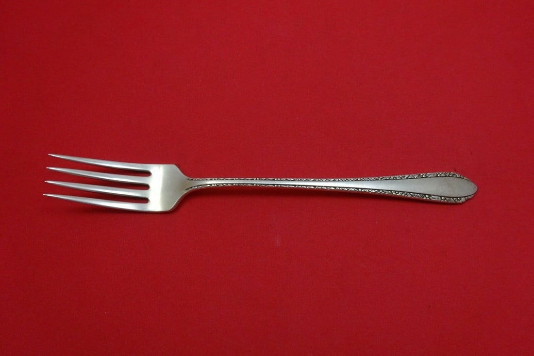 Royal Crest Wild Flower Sterling Silver Grille Fork 7 5/8in Flatware (1 of 2)