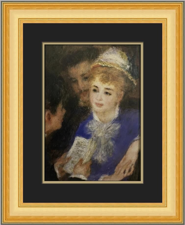 Pierre-Auguste Renoir Reading the Role Custom Framed Art Print (1 of 2)