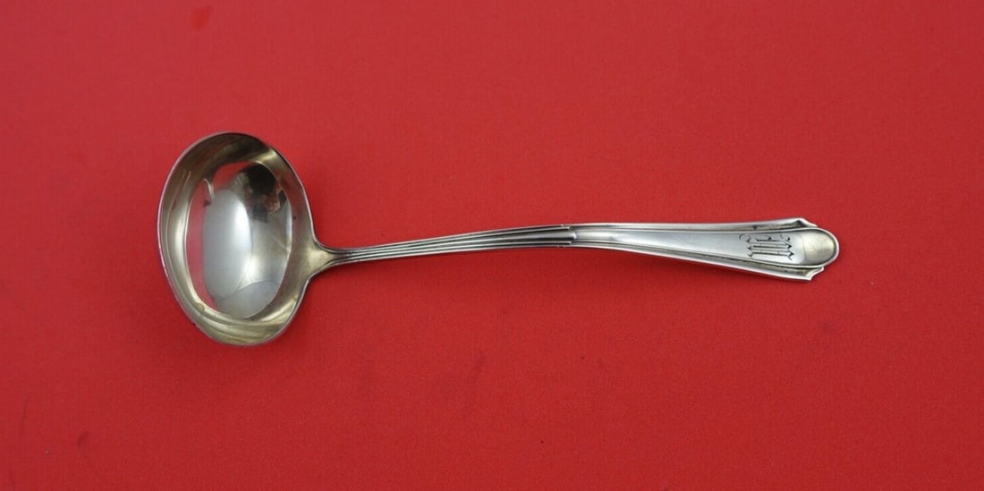 Frank Whiting Duncan Phyfe Sterling Silver Sauce Ladle 5.25" Monogrammed (1 of 2)