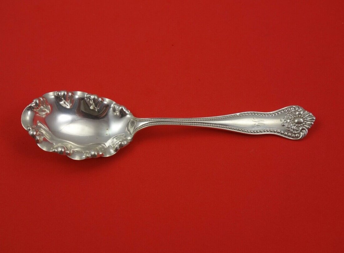 Knowles Mount Vernon Lexington Sterling Silver Fluted Sugar Spoon 6 Inch: Knowles Mount Vernon Lexington Sterling Silver Fluted Sugar Spoon 6 Inch This exquisite 6-inch sugar spoon is crafted from sterling silver and features a charming fluted design, part of the Lexington 