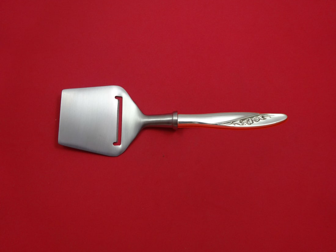 Gorham Blithe Spirit Sterling Silver Cheese Plane Custom 8 1/4": Gorham Blithe Spirit Sterling Silver Cheese Plane Custom 8 1/4" Introducing the exquisite Blithe Spirit Cheese Plane by Gorham, crafted from high-quality sterling silver. This post-1940 piece features