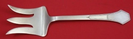 Sterling Silver 3 Tine Cold Meat Fork 8 1/4 Arts and Crafts (1 of 1)