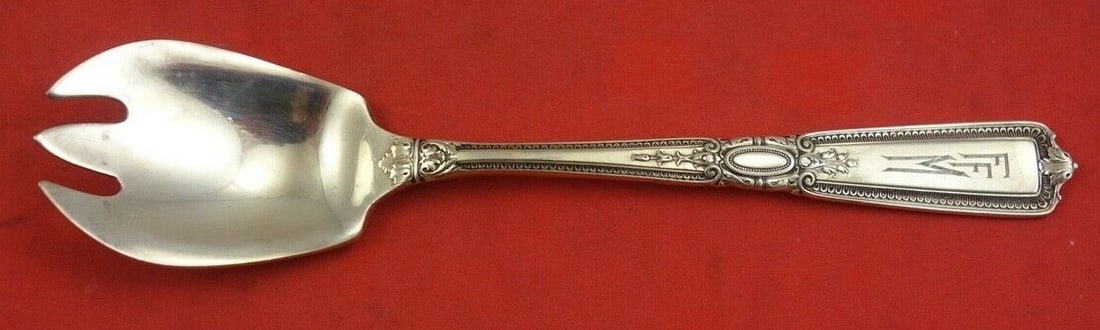 Wallace Renaissance Sterling Silver Ice Cream Fork 5 1/4 Inch (1 of 2)